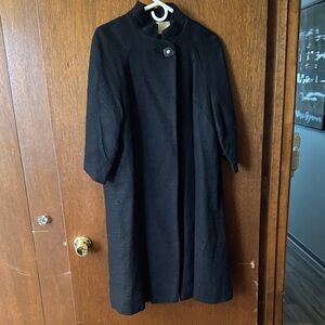 Vintage Black Cape Coat